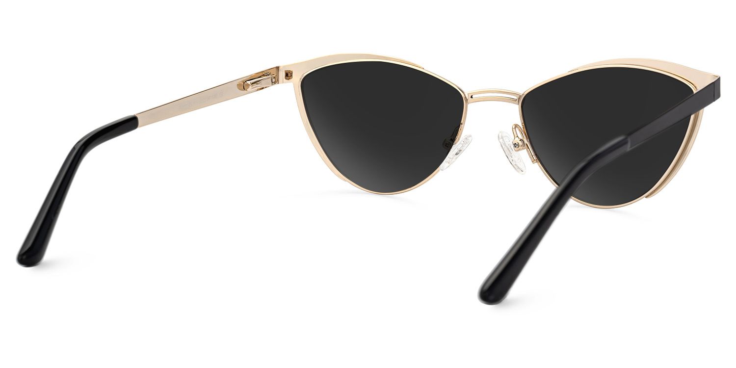 Sydney Cat Eye Black Sunglasses | ZEELOOL Canada3
