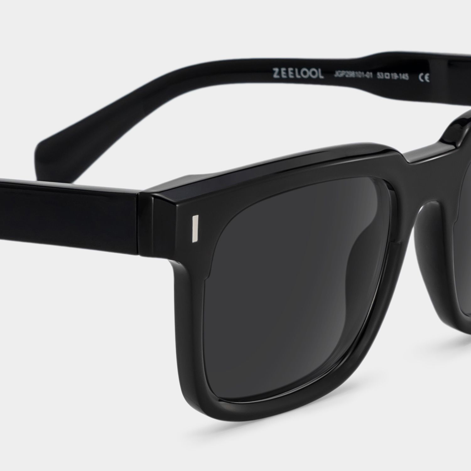 Square Katia Gray Color Frame Sunglasses | ZEELOOL Canada4