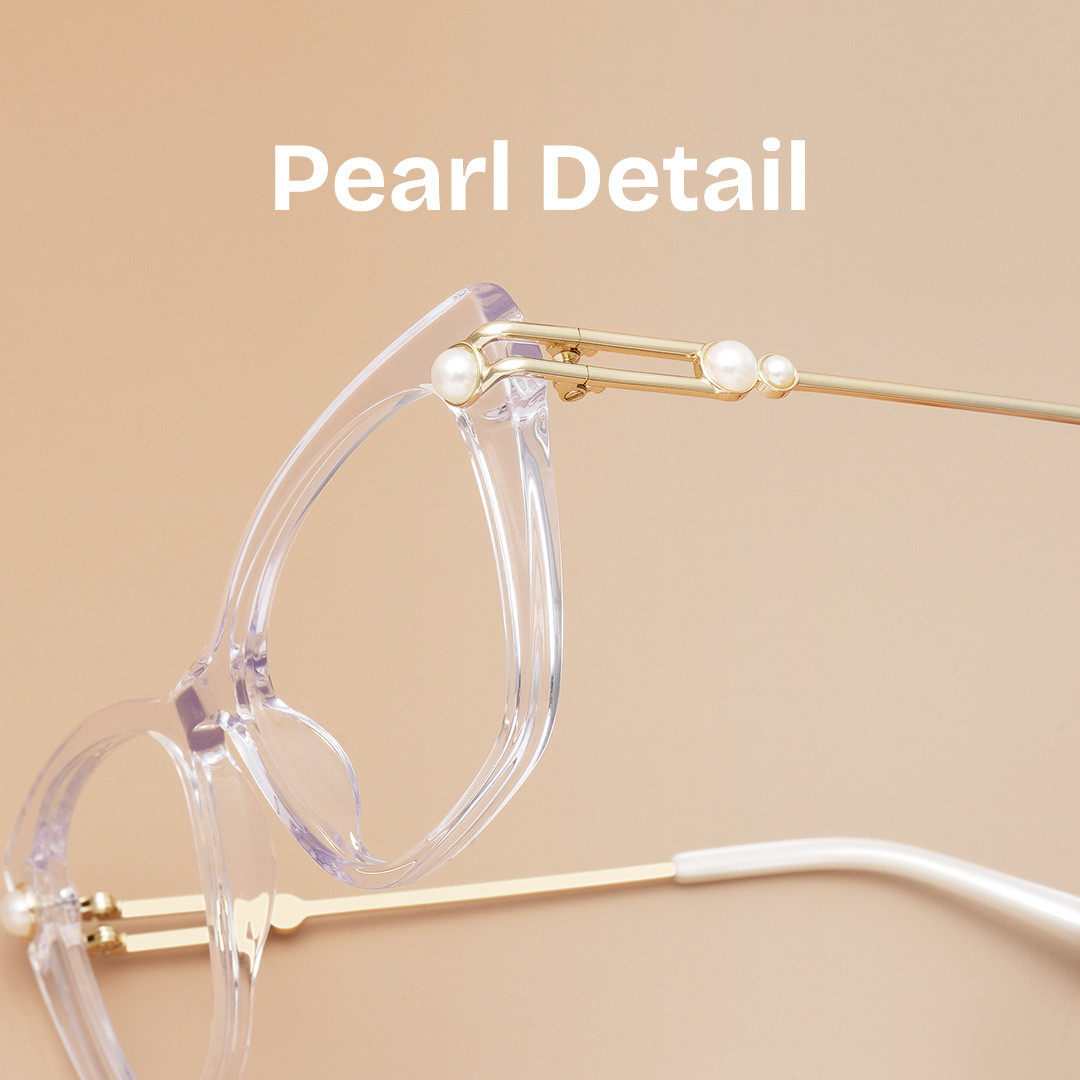 Victor Eyeglasses in Cat eye Crystal Frame | ZEELOOL Canada1