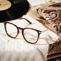 Laura Square Tortoise Glasses0