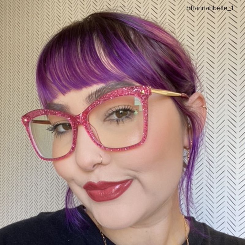 Isaebella Butterfly Bright-Pink Eyeglasses and Fantastic Frame6