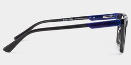 Troy Dark Gray Rectangle Glasses3