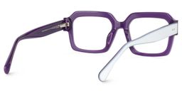 Suarez Square White Glasses3