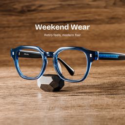 Hope Round Blue Glasses0