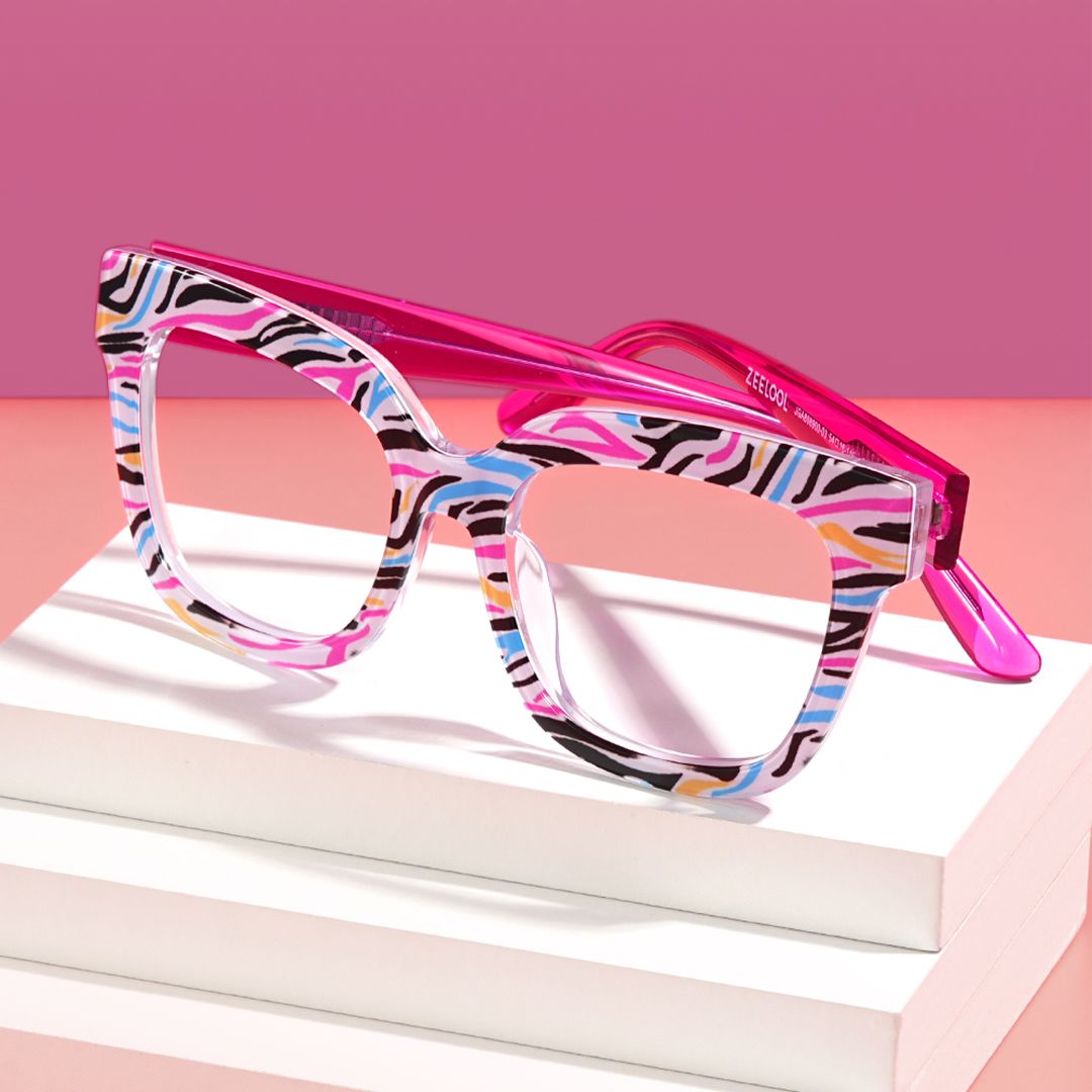 Designer Colorful Square Prescription Glasses0
