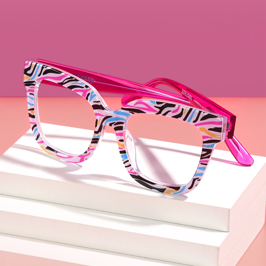 Designer Colorful Square Prescription Glasses0