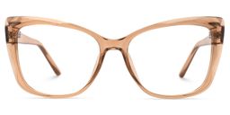 Farris Square Brown Glasses0