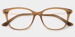 Finch Brown Rectangle Glasses1