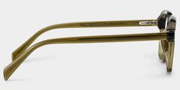 Josh Rectangle Green Glasses4