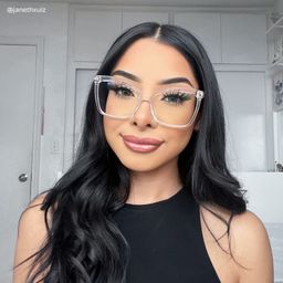 Isaebella Butterfly Clear Glasses7