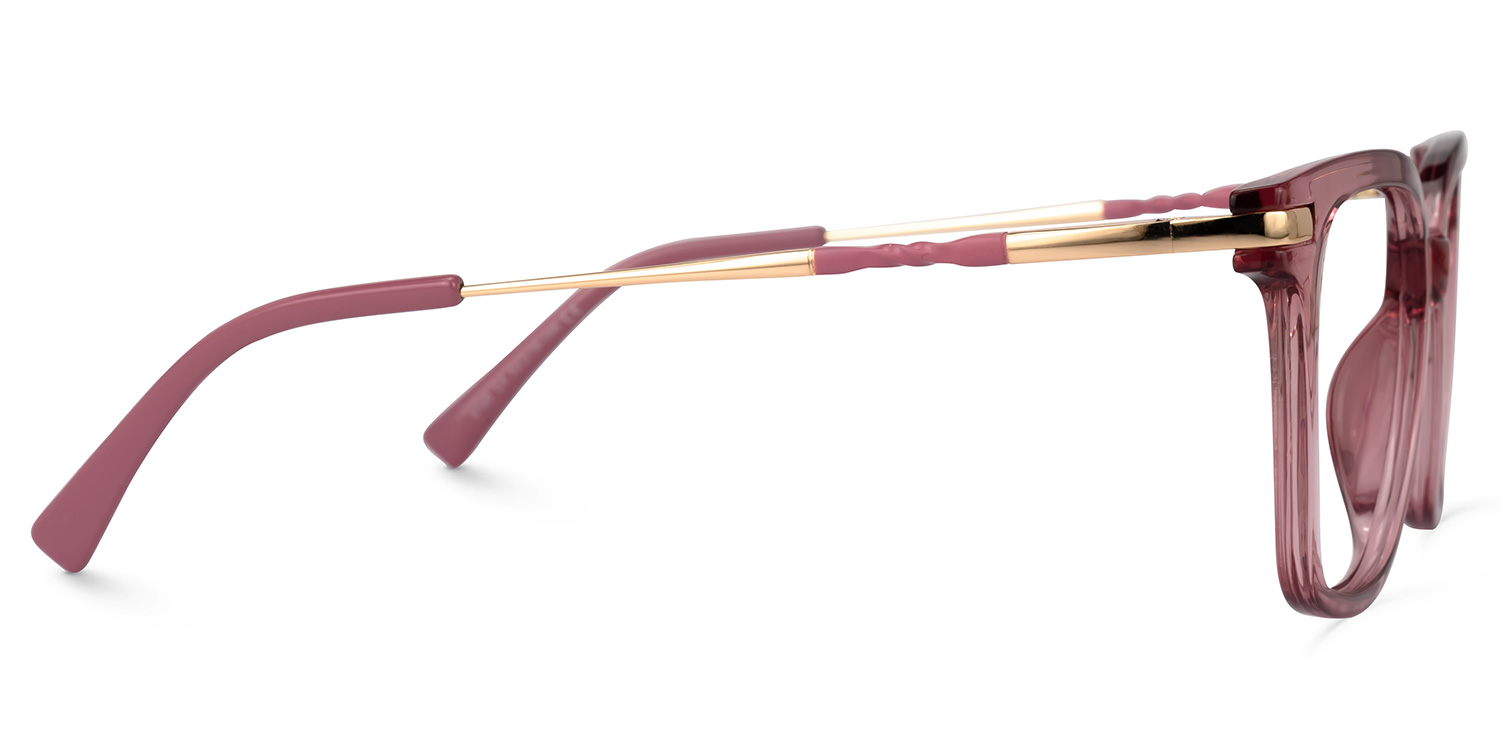 Jacqui Square Pink Glasses3