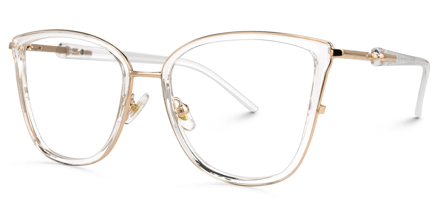 Cateye Marisa Clear Glasses deals -Zeelool Glasses1