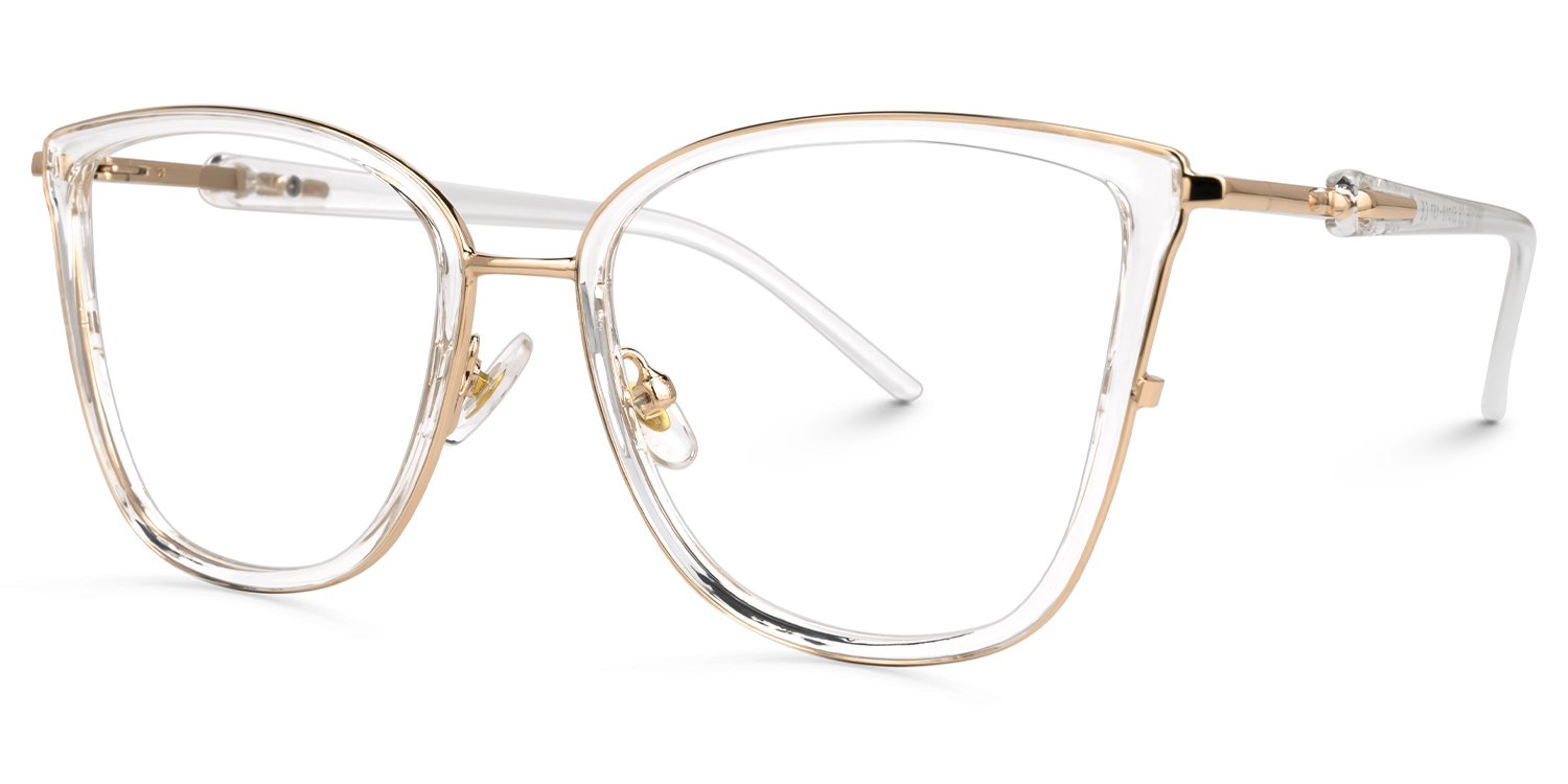 ZEELOOL Marisa Cateye Crystal Glasses