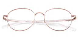Celena Round Rose-Gold Glasses1