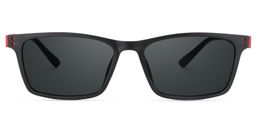 Cheche Rectangle Black Glasses0
