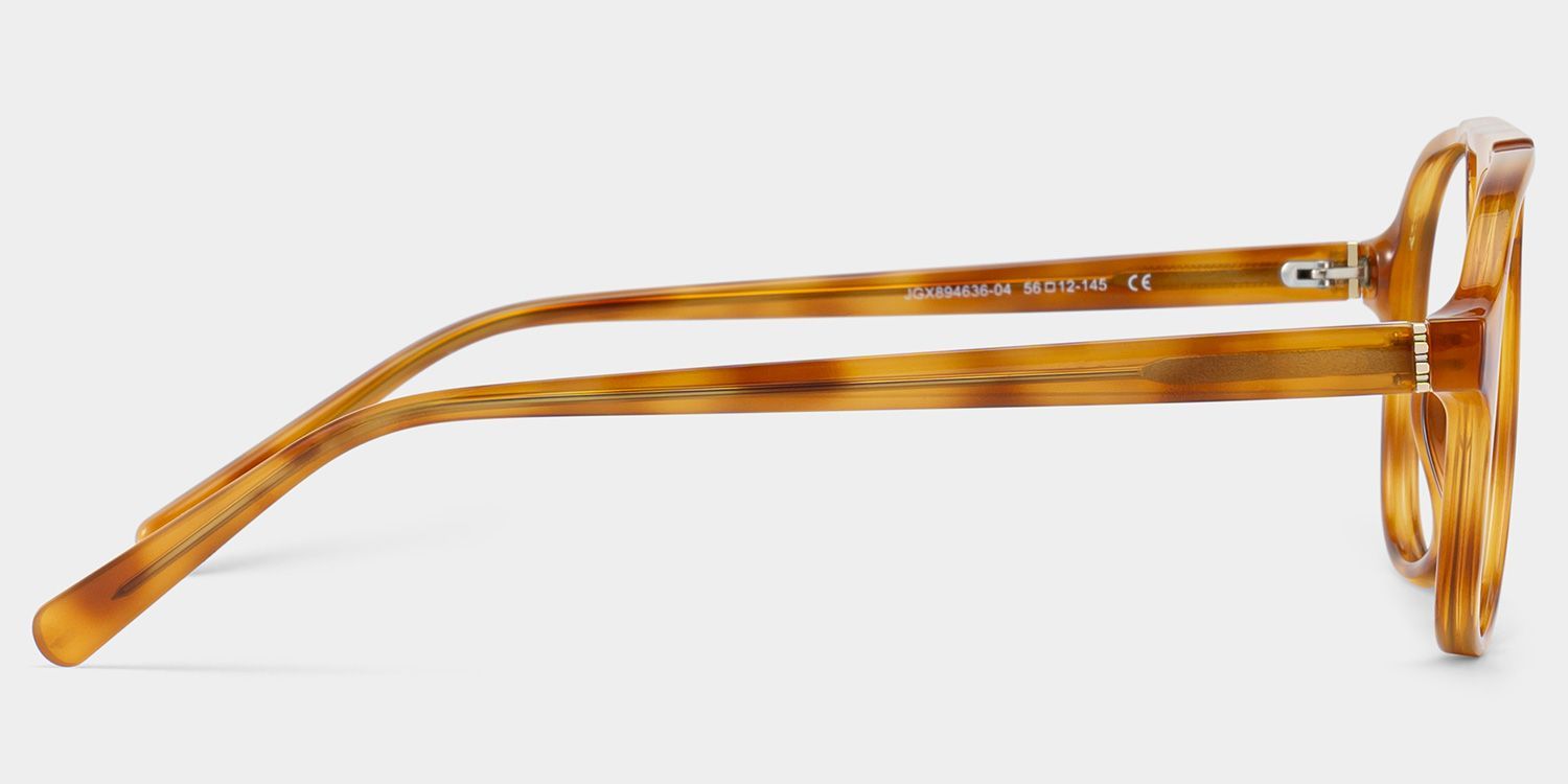 Drew Light Brown Tortoise Aviator Glasses for Teenager | ZEELOOL4