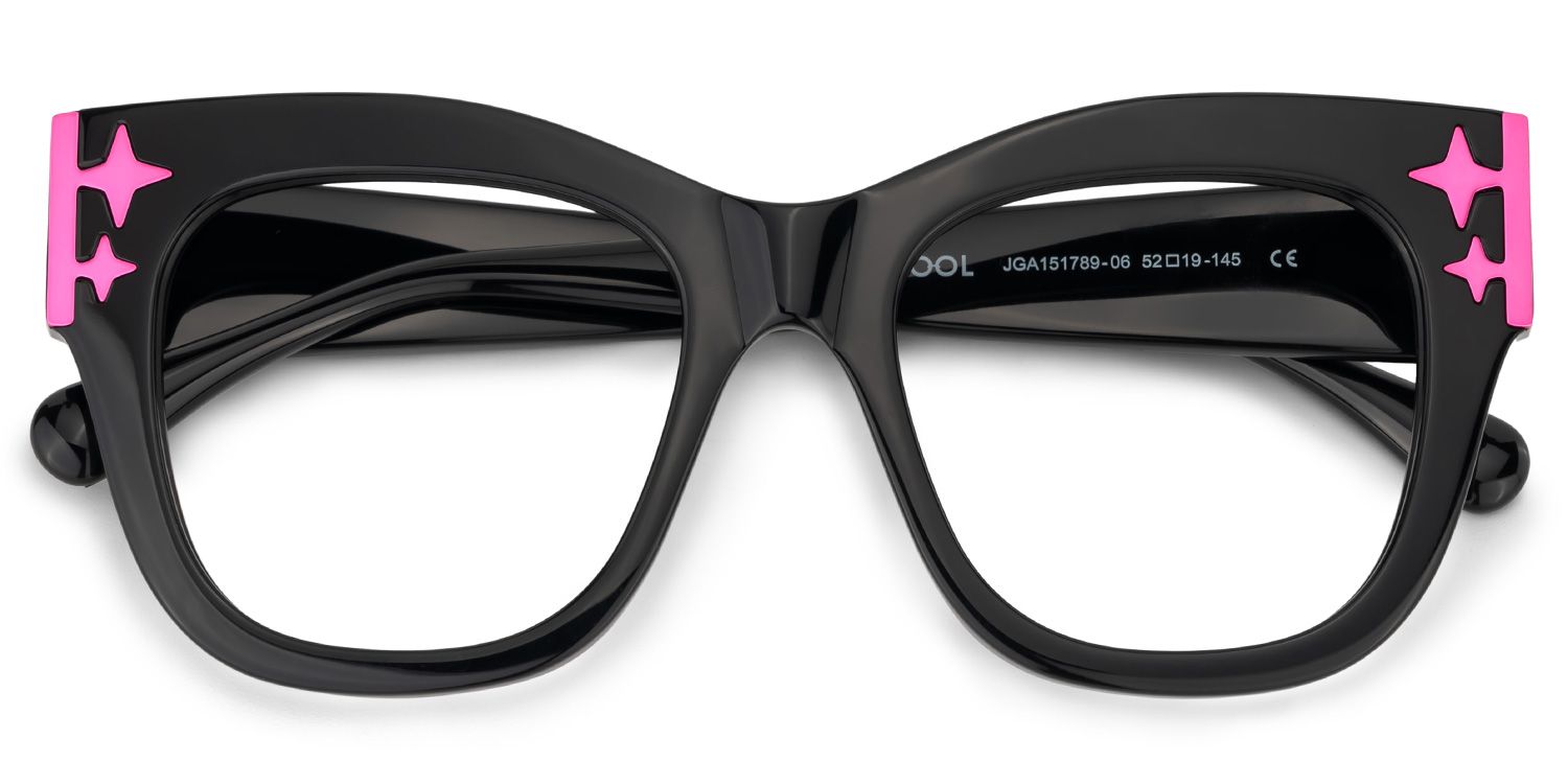 Designer Minfia Eyeglasses Black Frames Glasses3