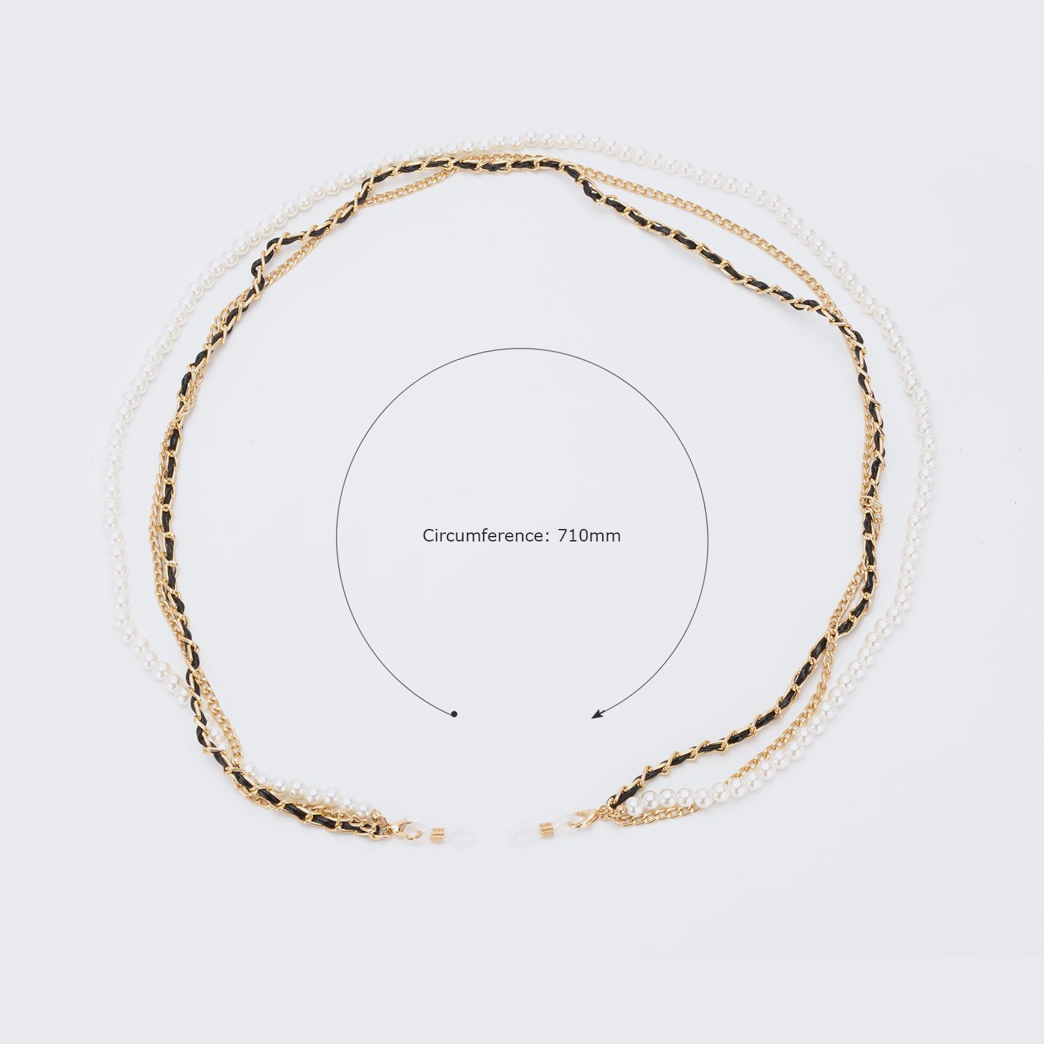 Fashion Eyeglasses Gold Eyeglasses Chains Accessories on Zeelool2