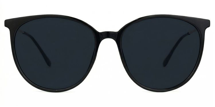 Chanty Round Black Glasses