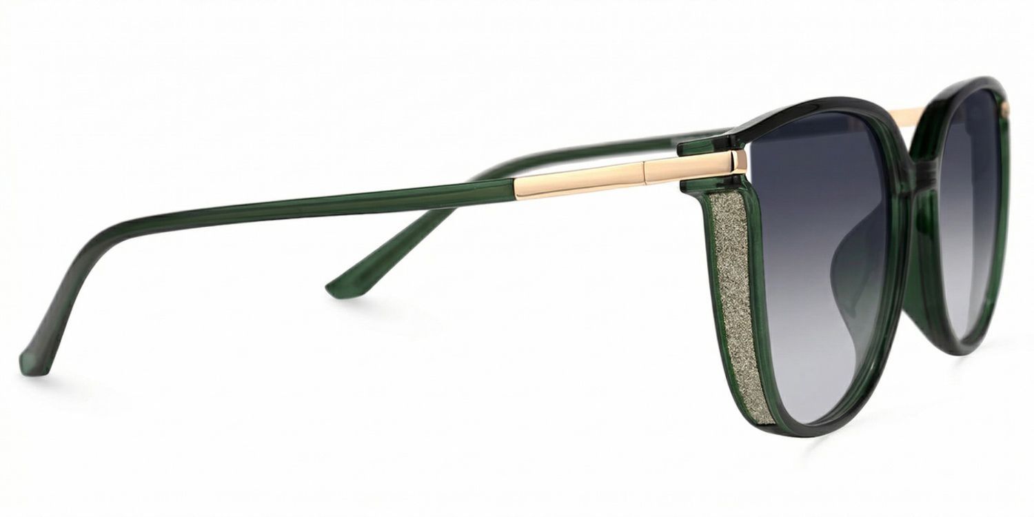 Rodz Dark-Green Square Sunglasses to Frame Your Face | ZEELOOL CA2