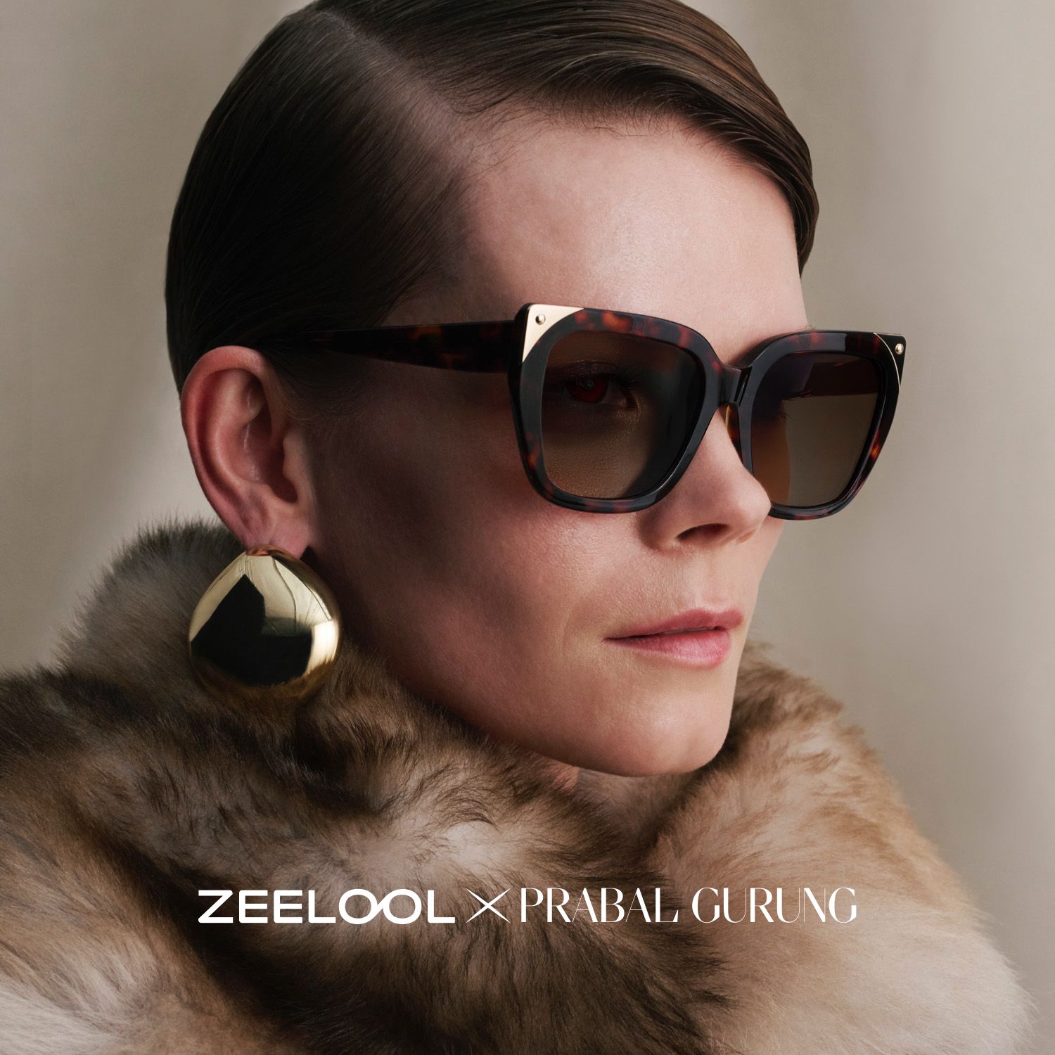 Sophia Cat Eye Sunglasses with Acetate Tortoise Frames | ZEELOOL CA0