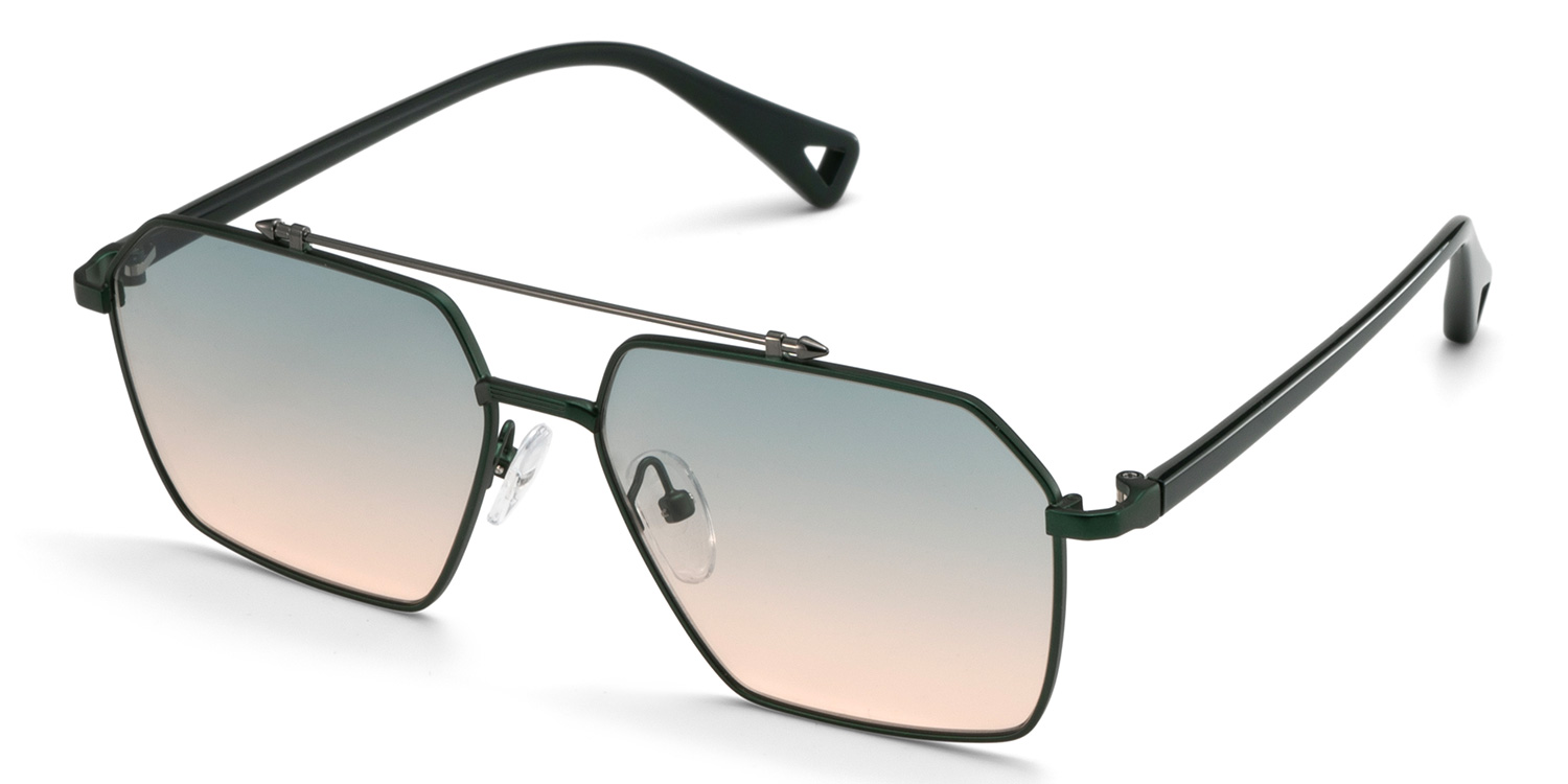 Casablanca Green Aviator Sunglasses Online | ZEELOOL Canada2