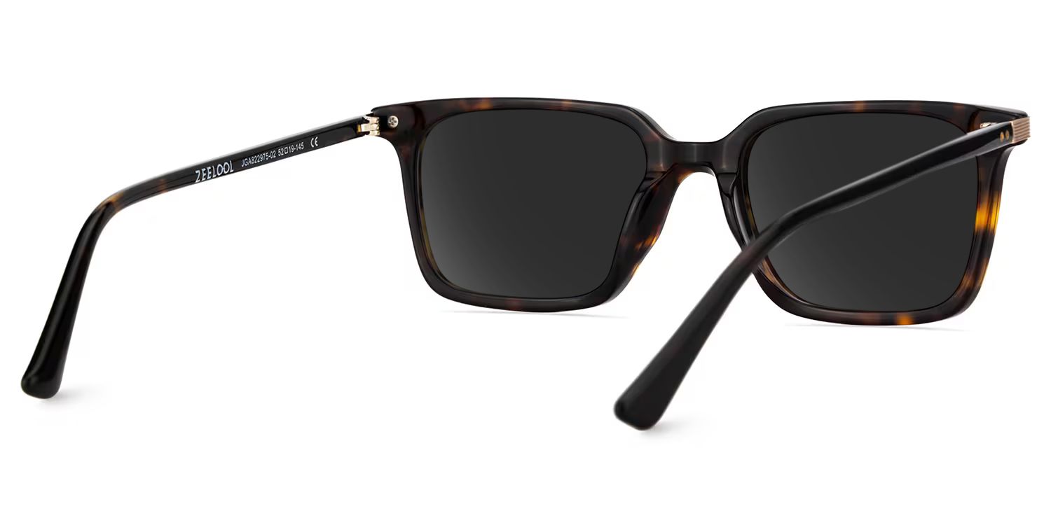 Goveo Rectangle Tortoise Sunglasses for Women & Men | ZEELOOL CA4