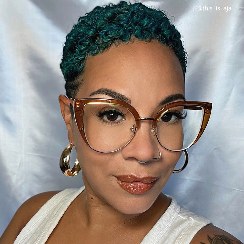 Brewer Cat Eye Brown Glasses Online Sale for Women4