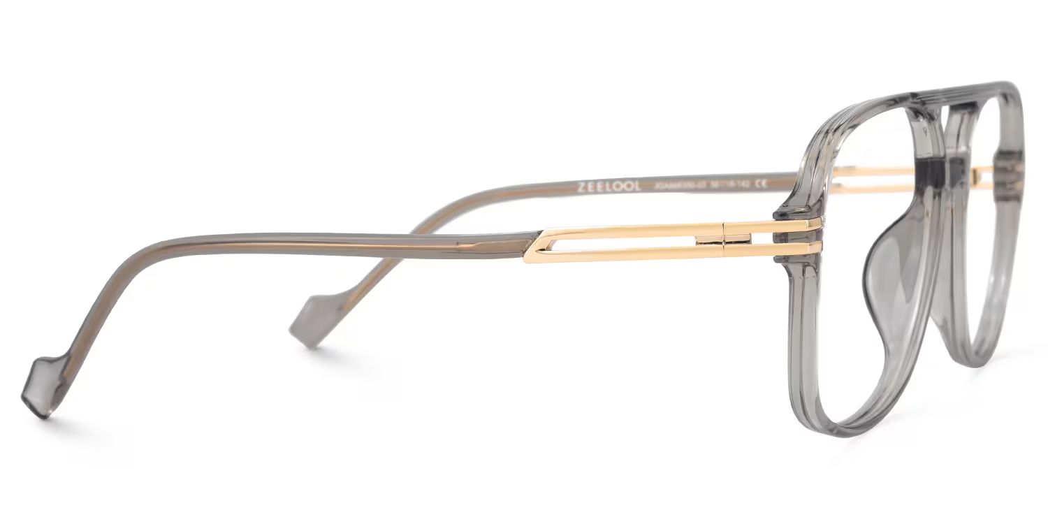 Square Nyawa Gray Glasses deals -Zeelool Glasses2