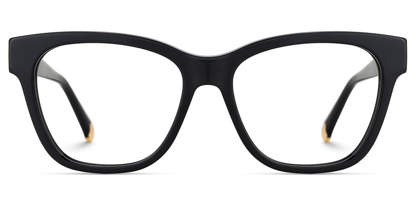 Julian Square Black Glasses