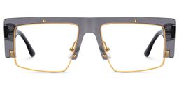 Maldonado Gray Rectangle Glasses1