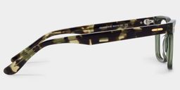 Patrick Rectangle Green Glasses4