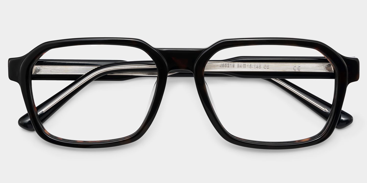 Arden Rectangle Tortoise Frame Eyeglasses for Man| ZEELOOL Canada2