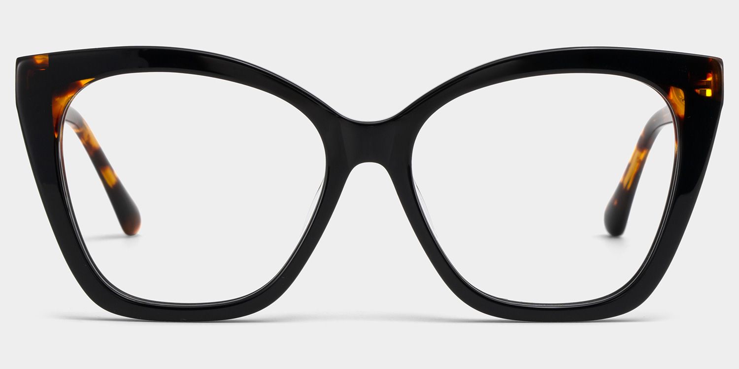 Kira Black Frame Glasses with Butterfly Frame Online | ZEELOOL Canada1