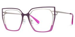 Quinn Geometric Purple Glasses1