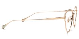 Chavela Cateye Rose Gold Glasses2