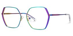 Belen Geometric Iridescent Glasses2