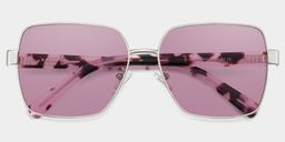 Sahara Square Purple Polarized Sunglasses1