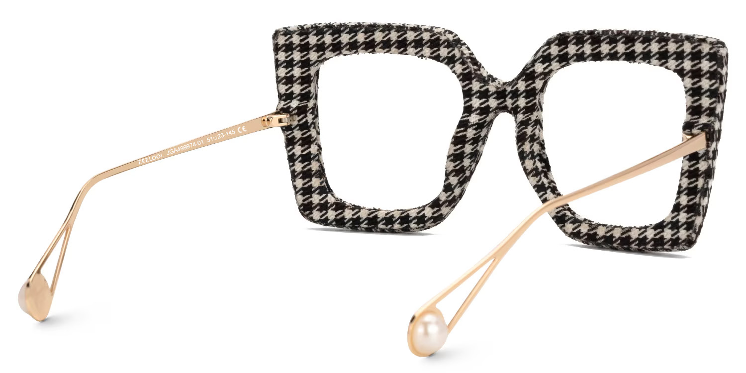 Latanya Two-Tone Eyeglasses with Square Shape | ZEELOOL Canada3