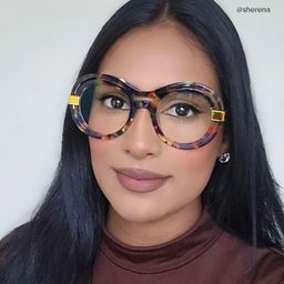 Texidor Blue-Tortoise Round Glasses7
