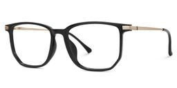 Fezell Square Black Glasses3