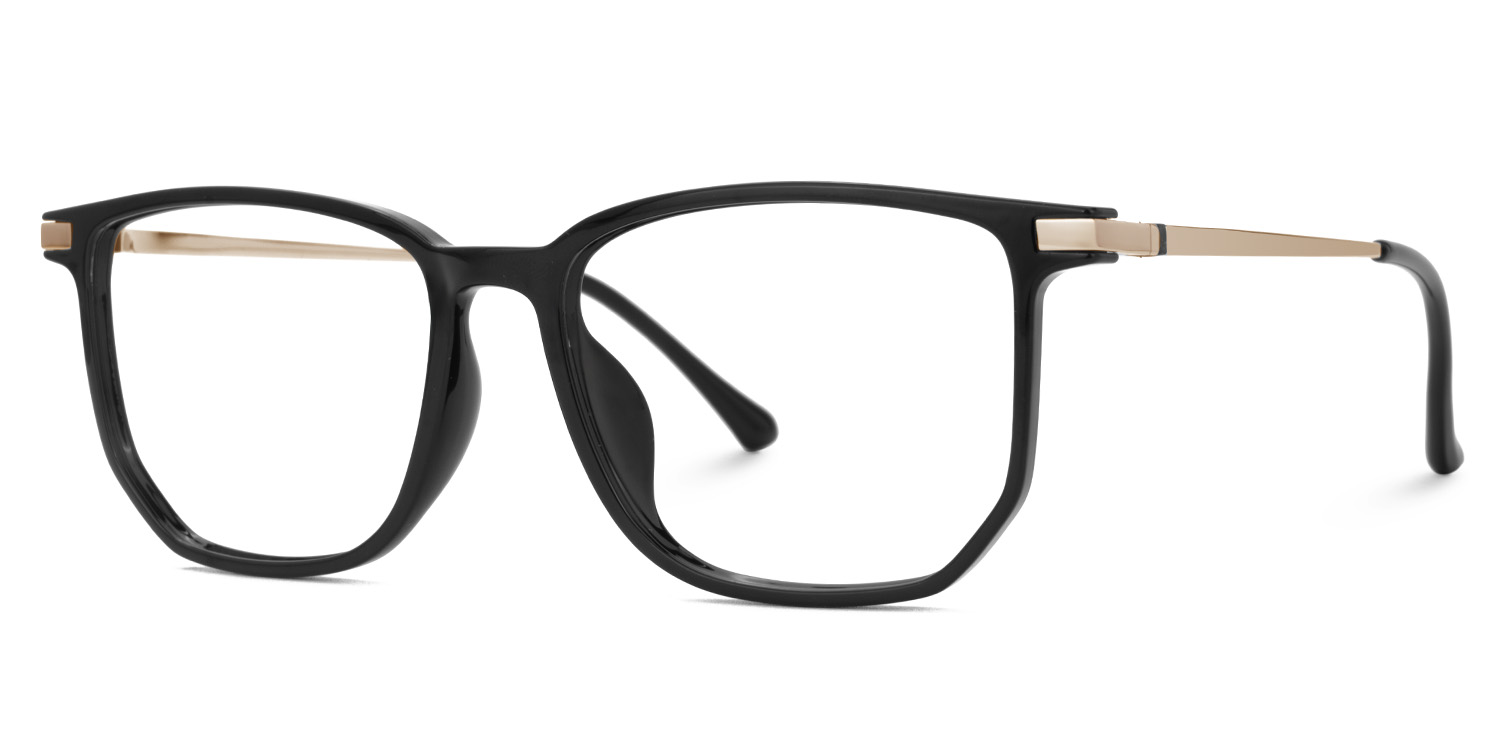 Fezell Square Black Glasses3