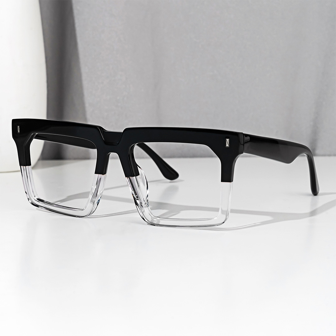 Moreland Rectangle Two-Tone Glasses4