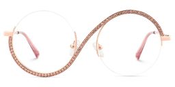 Jaila Round Pink Glasses0