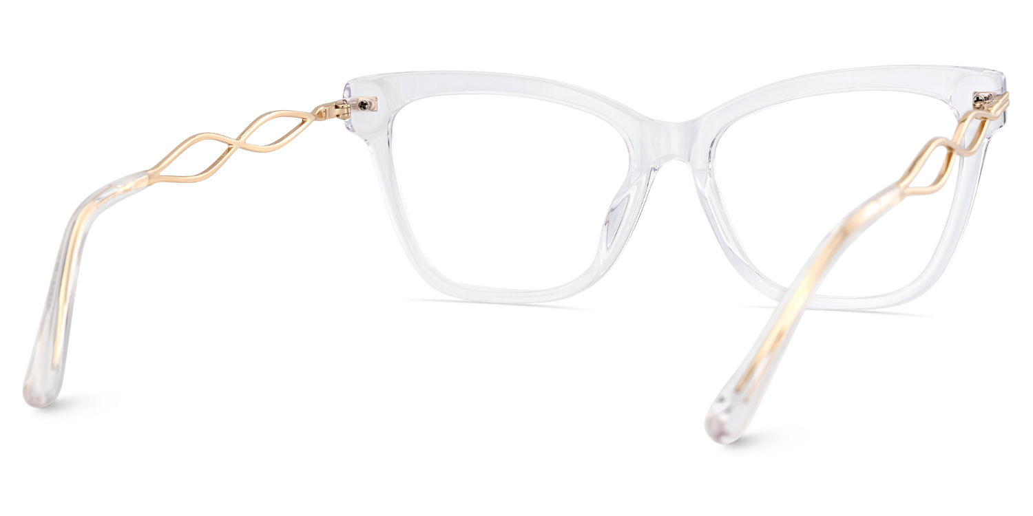 Mason Eyeglasses in Cat eye Crystal Frame | ZEELOOL Canada5