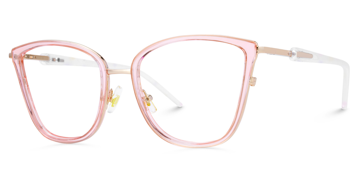 Marisa Cateye Pink Glasses1