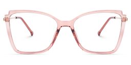 Kristen Cateye Pink Glasses0