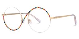 Flozif Rainbow Round Glasses1