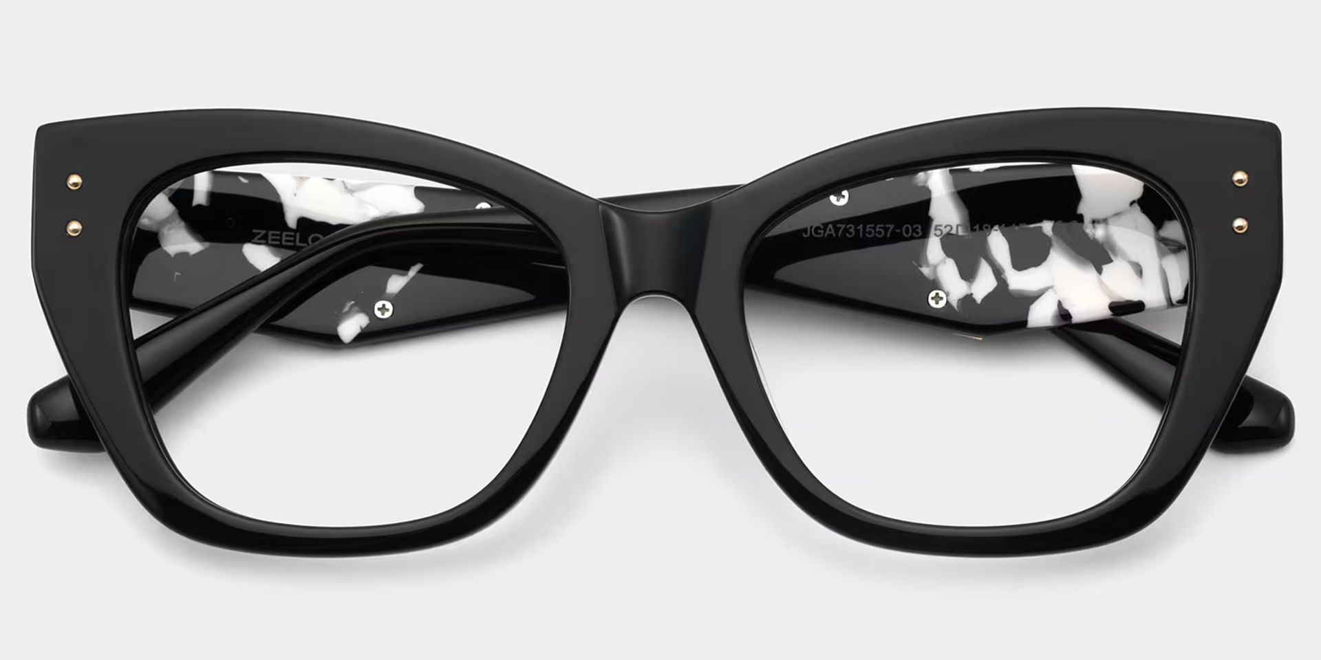 Skylar Black Frame Glasses with Butterfly Frame Online | ZEELOOL CANADA2