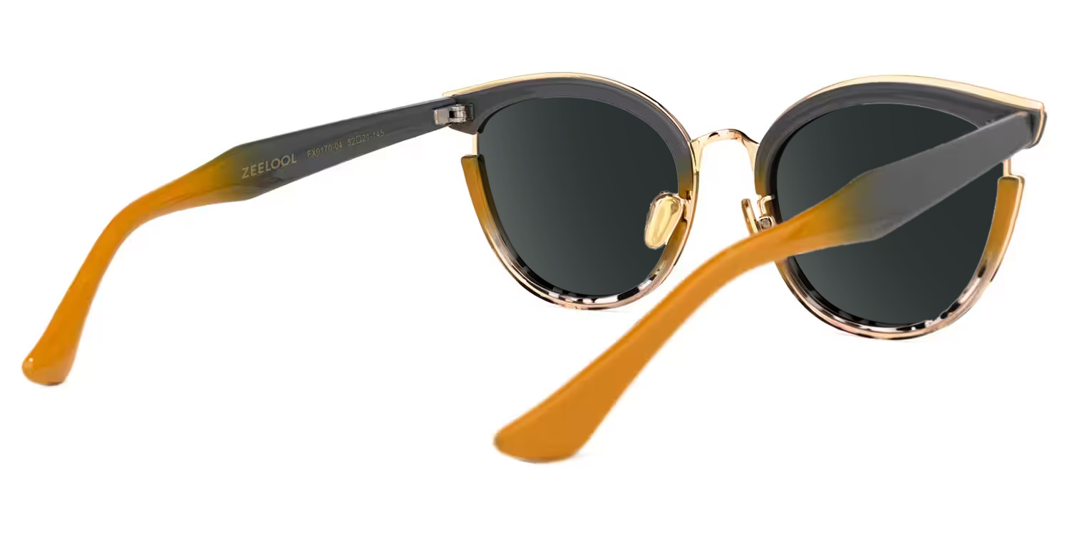 Laraine Cat Eye Gray Frame Sunglasses | ZEELOOL Canada3